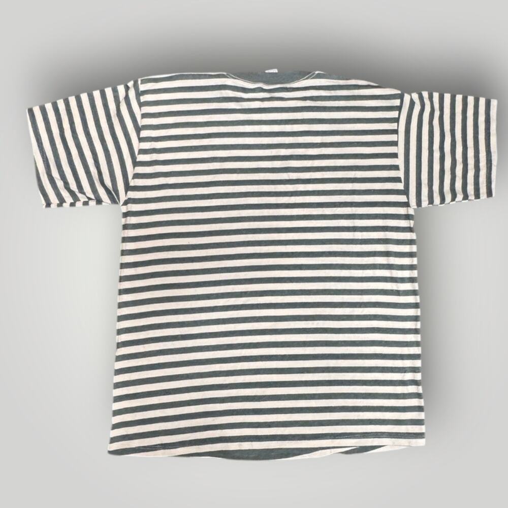 Vintage 1990s Lee Striped T-shirt Green Bay Packers Top NEW - Picture 2 of 6